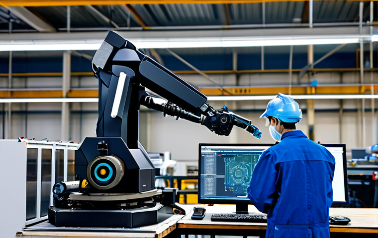 강재의 용접 결함 진단법 - Ultrasonic Testing of a Pipeline**

"A skilled engineer performing ultrasonic testing on a large ste...
