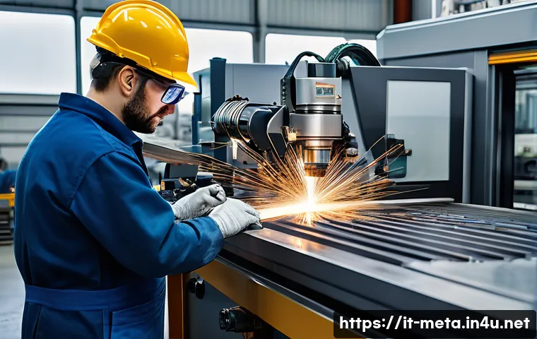 중소기업 금속재료 연봉 수준 - A detailed industrial workshop scene in Northern Italy showing skilled metalworkers operating advanc...